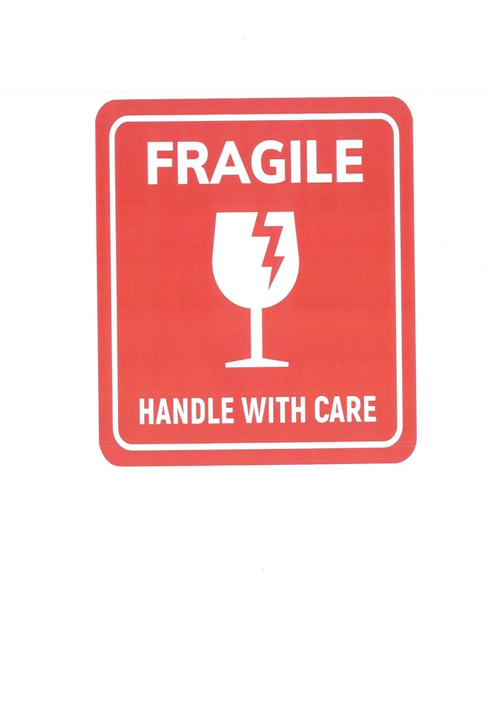 LABEL HANDLING "fragile", A7