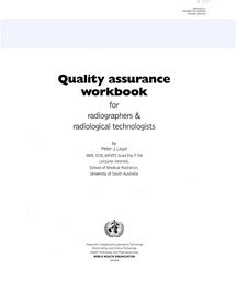 [L012XRAX06E-P] QA workbook for radiographers and radiological technologist
