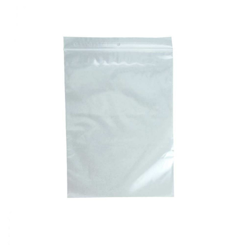 SACHET ZIPLOCK, plastique, transparent, pour carte 7" x 5"