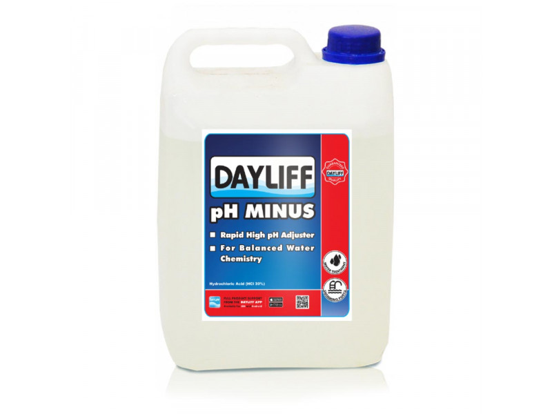 PH MINUS acide chlorhydrique, HCL, 33% (Dayliff) 5kg, poudre