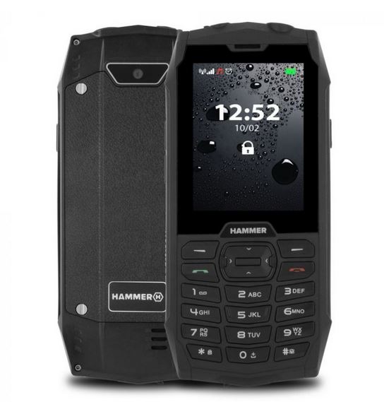 TELEPHONE PORTABLE renforcé (Hammer 4) dble-SIM + bluetooth