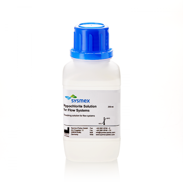 (Cyflow Partec) HYPOCHLORITE SOLUTION 0.5%, 250ml, bottle