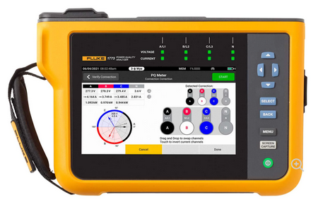 ANALYSEURS QUALITE RESEAU ELECTRIQUE 3-phasé (Fluke 1770)