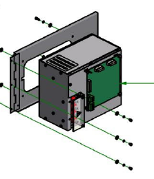 (RX mobile Agfa DR100e) ASSEMBLAGE DE L'INVERSEUR RF+63737