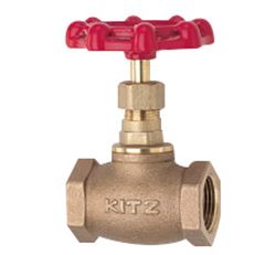 GLOBE VALVE, bronze, 1", FxF threaded