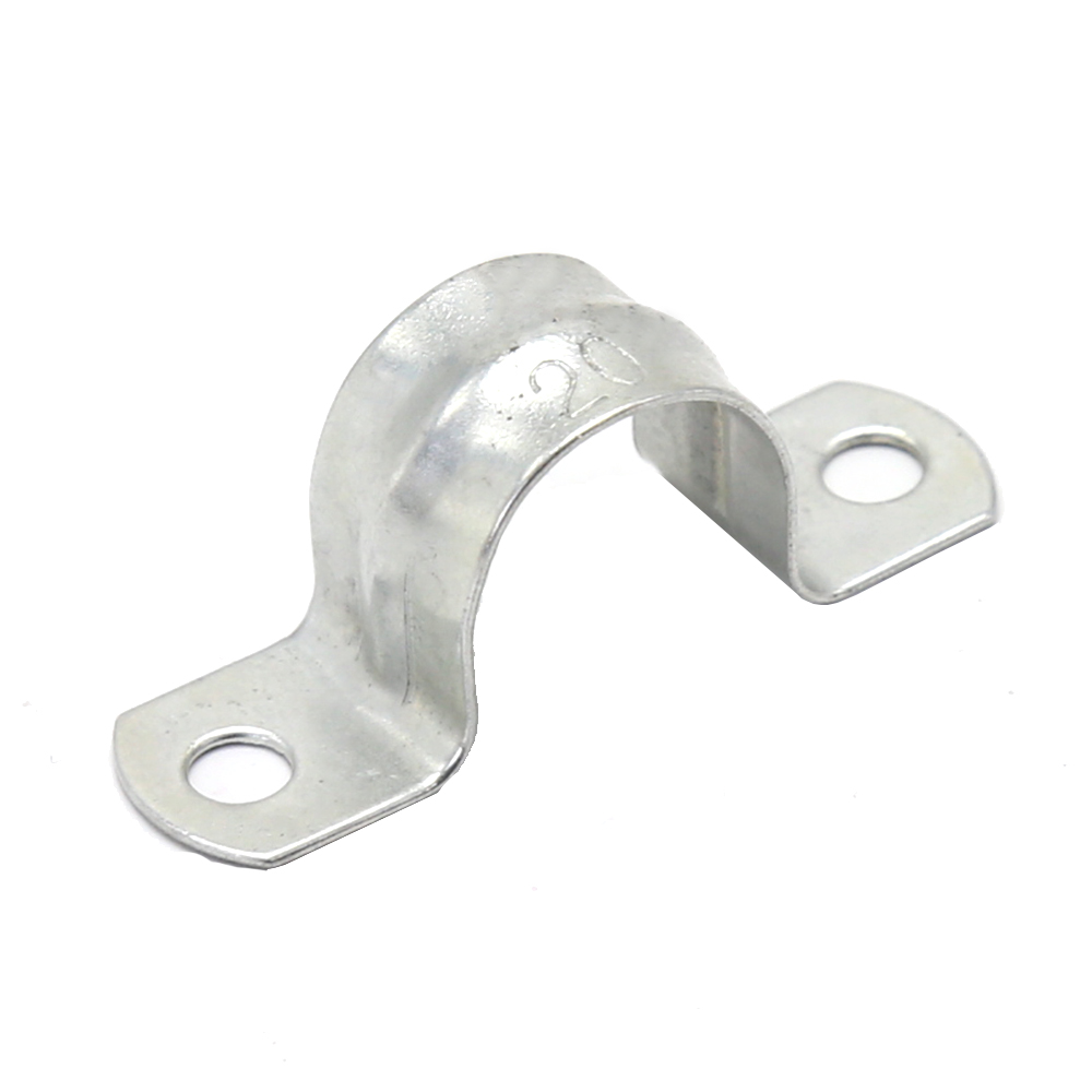 SADDLE CLAMP open, metal, 20mm, w/o bolts, piece