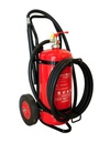 FIRE EXTINGUISHER powder, class ABC, 25kg, on trolley