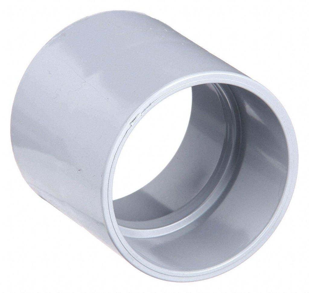 SOCKET COUPLING to glue, PVC, Ø100mm, FxF