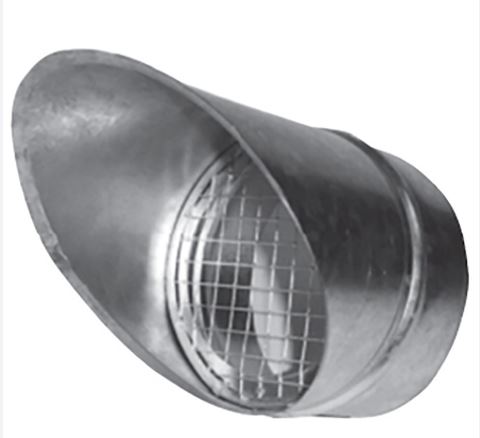 AIR OUTLET DUCT bird beak (S&P APC-200) Ø 200mm