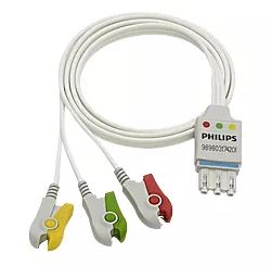 (Philips MX400+MMS X2/X3) SET OF 3 WIRES u.u., bedside, IEC