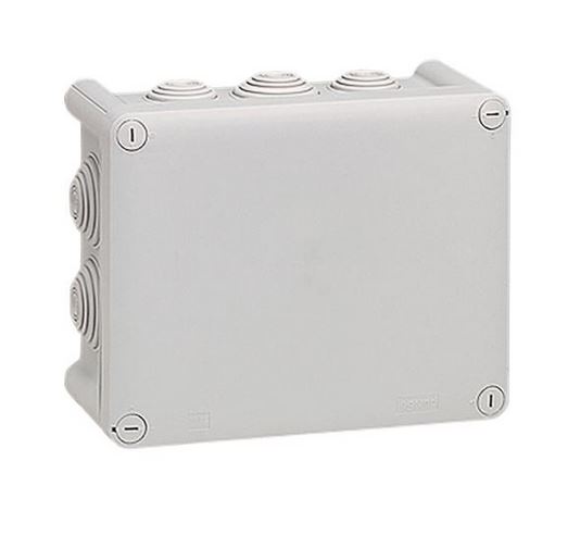 JUNCTION BOX surf, 155x110x74mm, IP55 + screw cap