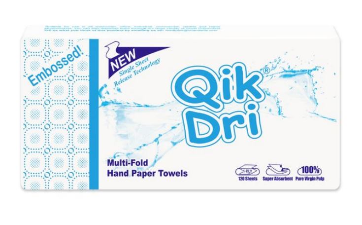HAND PAPER TOWEL, pack of 120 towels
