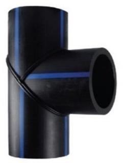 T-COUPLING compression, HDPE, 90x90x90mm, FxFxF