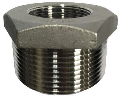 REDUCER COUPLING bushing, threaded, galvanised, 2"-1", FxF