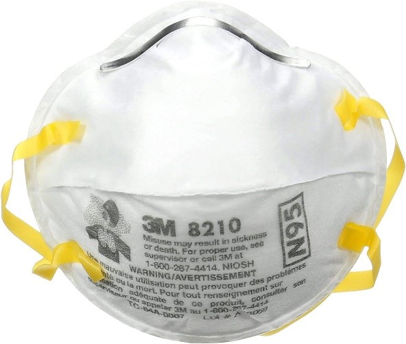RESPIRATOR FFP2/N95, unvalved, cup-shaped, disposable