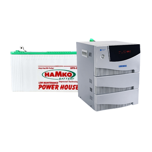 INVERTER (Luminous Cruze +) 3.5kVA 48V + 4 batteries