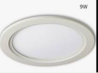 CEILING LIGHT LED, 9W, 3000K, IP44, round