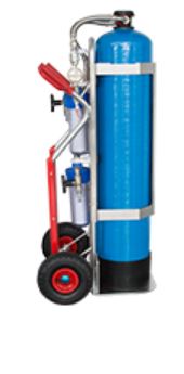 WATER FILTER mixed-bed resin, 50l, troulley mounted