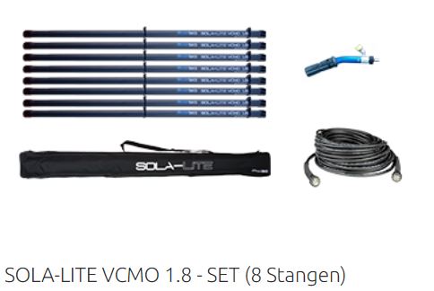 MODULAR POLE (SOLA-LITE VCMO 1.8) + accessories, set