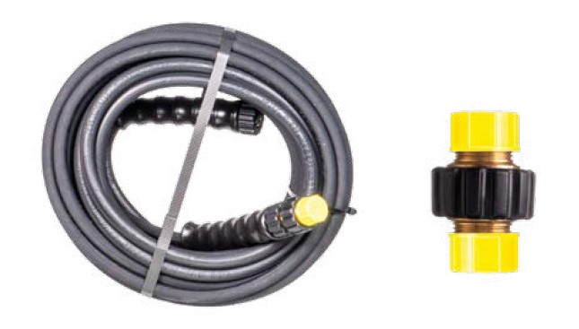 HIGH PRESSURE HOSE NW8, 50m, M22/M22 + hose connector