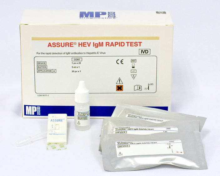 TEST, HEPATITE E (Assure HEV), ser/pl/st, 1 test 0743160020