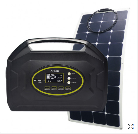 POWER STATION (IZYWATT) 1500W + solar panel 200W