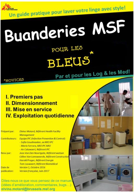 Buanderies MSF pour les bleus