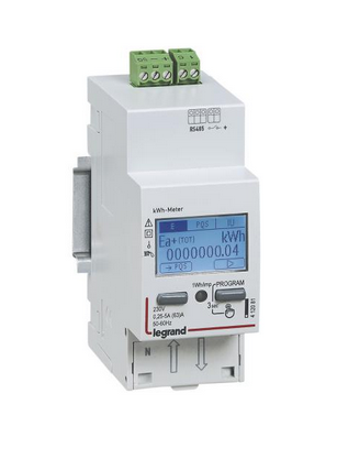 COMPTEUR D'ENERGIE (LEGRAND 412081) P+N/63A, RS485