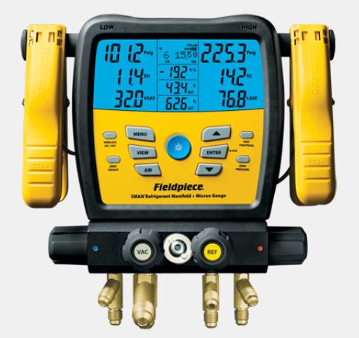 MANOMETRE FROID (Fieldpiece SM480V) digital, 4-voies, s/fil