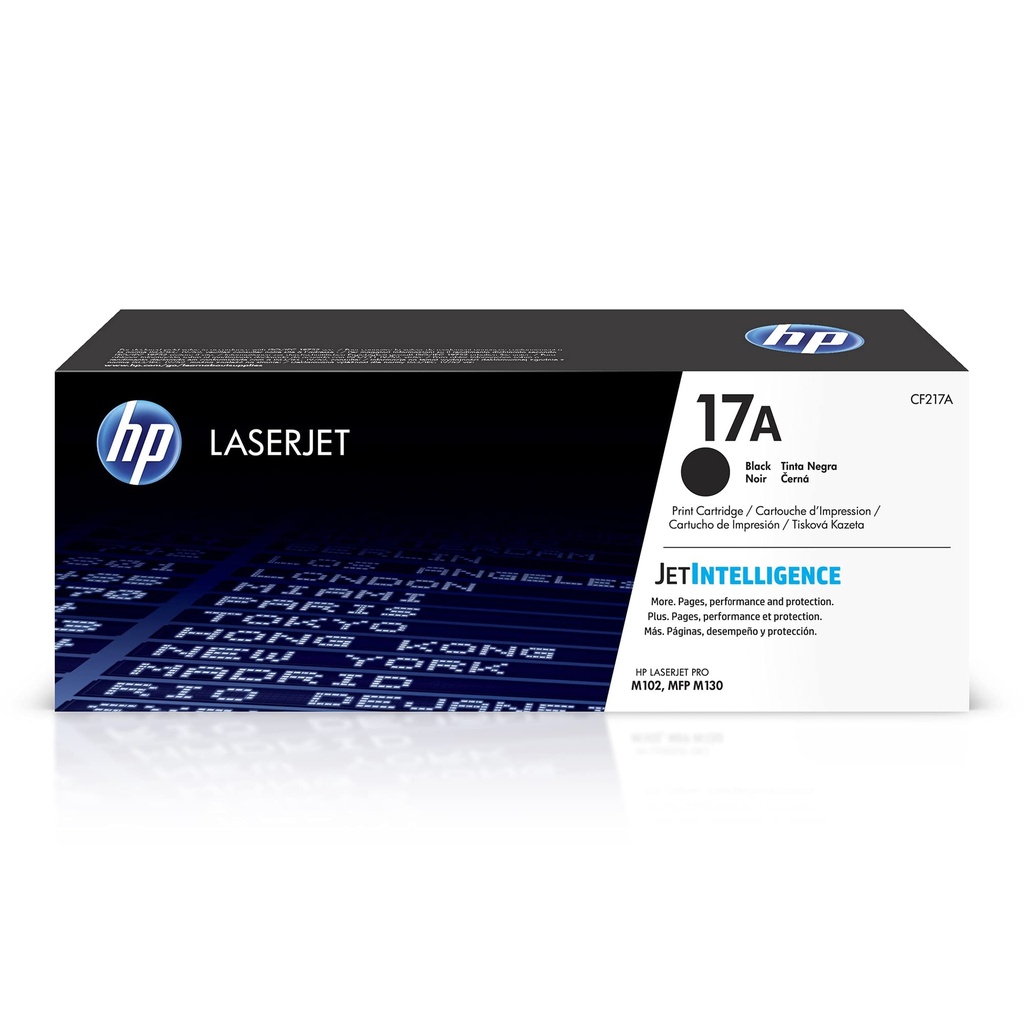 (HP LJ M102/MFP M130) CARTOUCHE TONER (17A/CF217A) noire