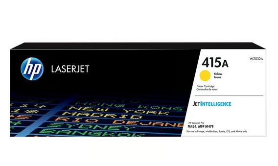 (HP LJ MFP M454/479) CARTOUCHE TONER (415A/W2032A) jaune