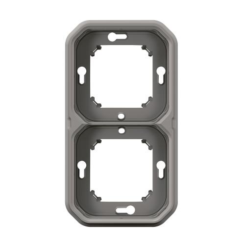 FRAME x2 (Plexo) flush, IP55, grey