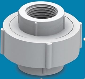 CONNECTOR COUPLING union, threaded, PE, Ø 1½", FxF