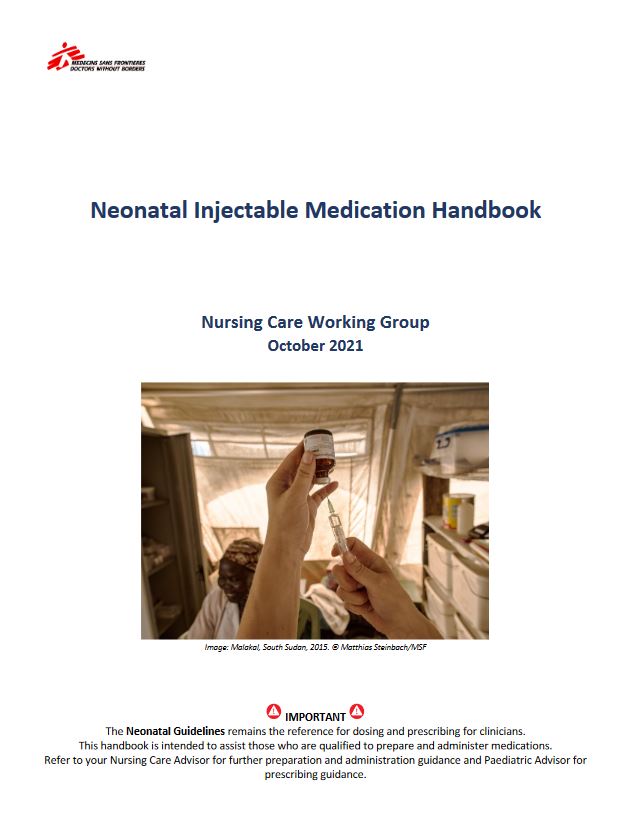 Neonatal Injectable Medication Handbook