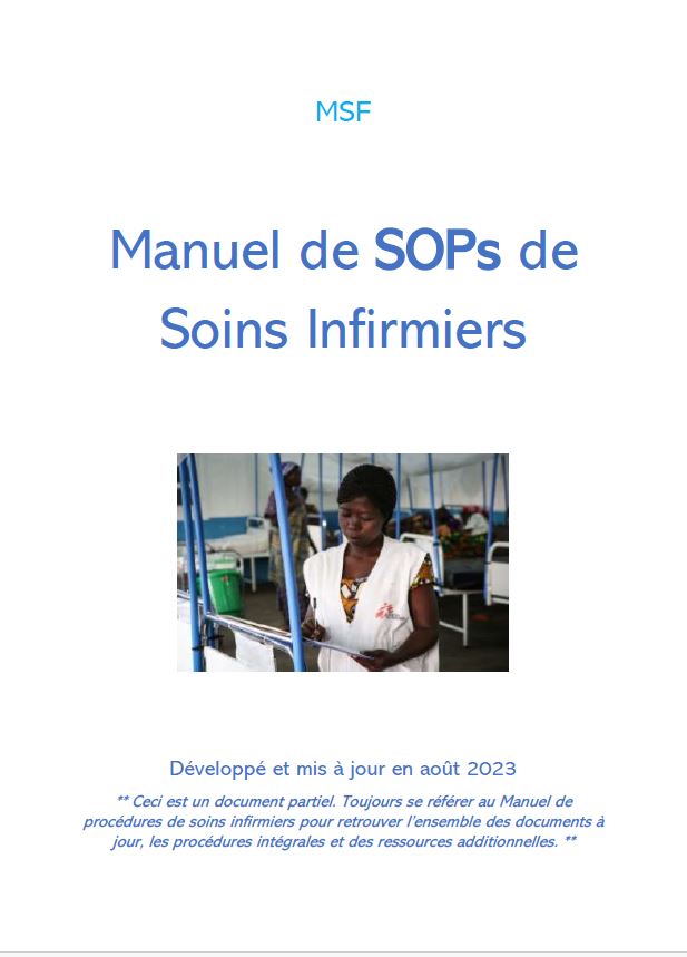 Manuel de SOPs de Soins Infirmiers