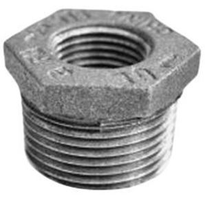 REDUCER COUPLING bushing, threaded, galvanised, 1½”x¾”, FxM