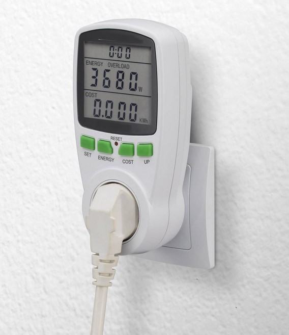 ENERGY MONITOR, 16A, min. 3000W, socket type E+F/EUR