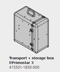 (microscope PrimoStar 3 iLED) BOÎTE TRANSPORT + RANGEMENT