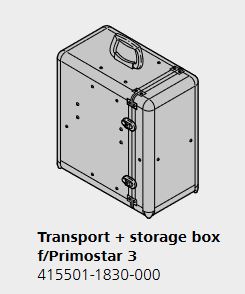 (microscope PrimoStar 3 iLED) TRANSPORT + STORAGE BOX
