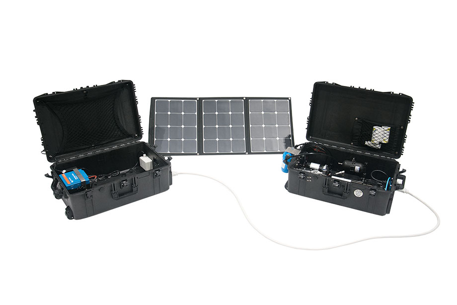 REVERSE OSMOSIS UNIT (EWR30) 30l/h + solar panel + powerbox