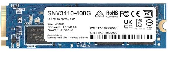 INTERNAL MEMORY SSD, flash, 400GB NVMe M.2 2280