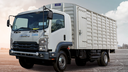 CAMION 4x4(ISUZU FTS34L) corps acier fermé double essieu RHD