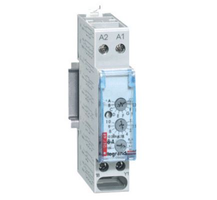 TIME DELAY RELAY digit. (LeGrand 004744) 8-230VAC AC-DC 60Hz