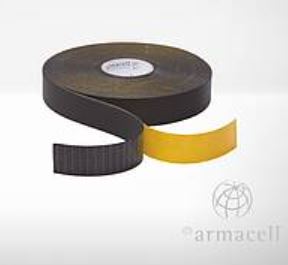 INSULATING TAPE, rubber foam, 3x50mm, adhesive, 9m roll