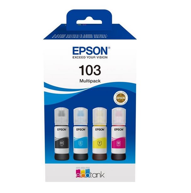 (Epson EcoTank L3250) CARTOUCHE D'ENCRE (103) 4 couleurs