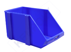 STORAGE TRAY, plastic, 560mm,  55 litre, blue