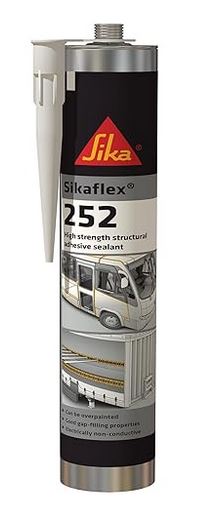 COLLE (Sikaflex 252) polyuréthane 1-comp., 300ml,blanc,cart.