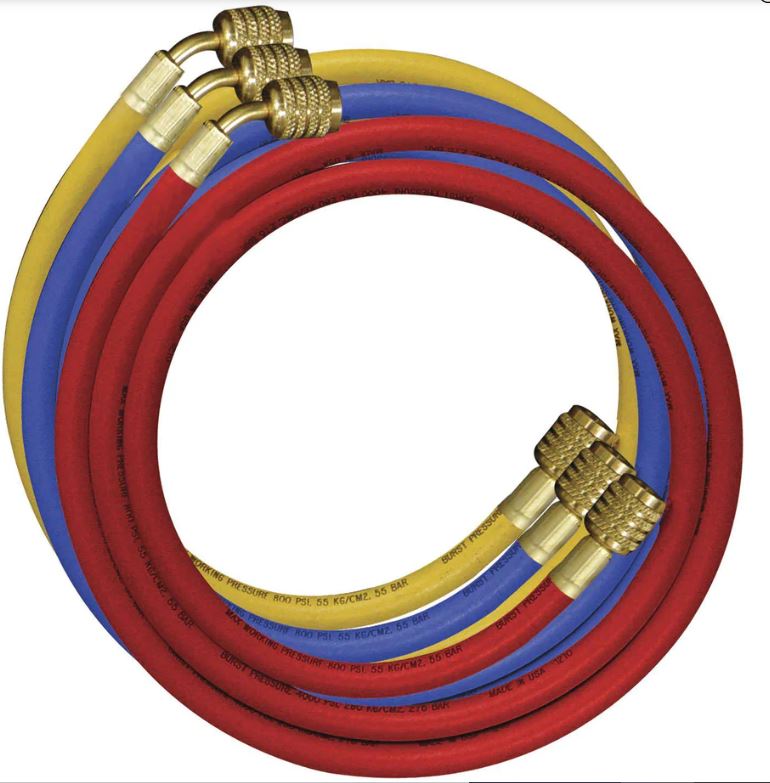 CHARGING HOSE R410A (Mastercool 49336-JT) 90cm, set of 3