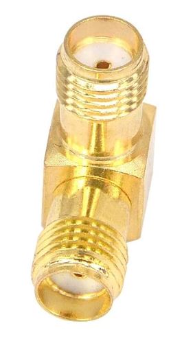 (Molex antenna) ADAPTER, 2x SMA female, 90°