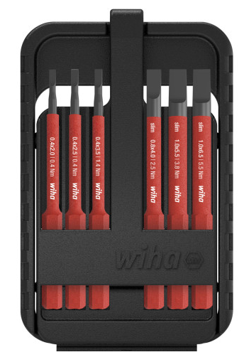 BITS slimbit electric (WIHA 43152) flat, set of 6 pcs